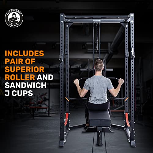 Bells of Steel Light Commercial Power Rack - Squat Rack for Home Gym and Commercial