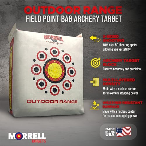 Morrell Outdoor Weatherproof Durable Field Point Archery Bag Target White