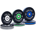 Valor Fitness BPP-180B Bumper Plate 180 lb Set Black