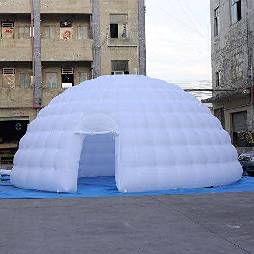 SAYOK Large Inflatable Igloo Dome Event Tent with Air Blower White