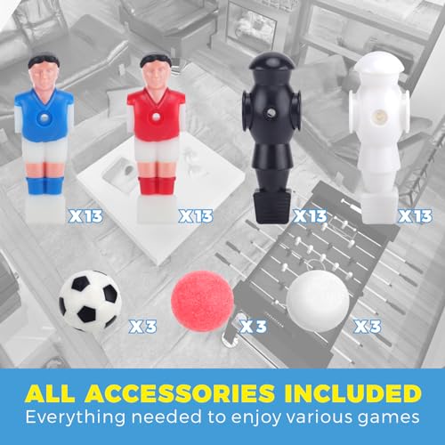 Godora Outdoor Foosball Table Adult Size Black