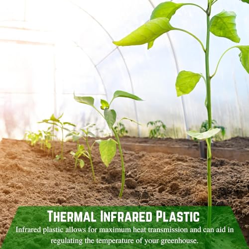 Farm Plastic Supply Clear Coolmax Greenhouse Plastic Sheeting 6 Mil 40' x 110'
