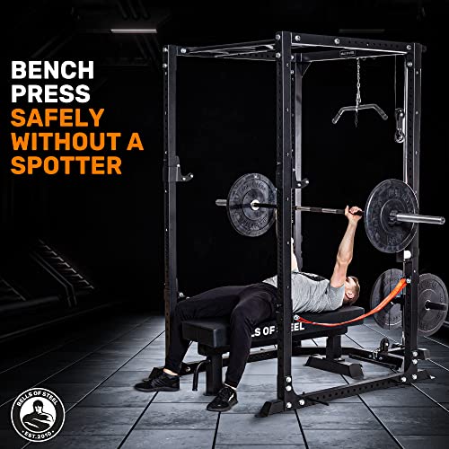 Bells of Steel Light Commercial Power Rack - Squat Rack for Home Gym and Commercial