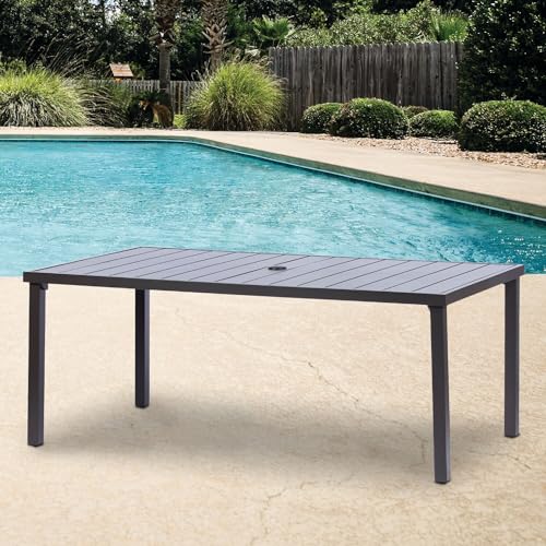 Hanover Mod Furniture Carter 7-Piece Patio Dining Set Grey