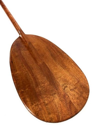 Tikimaster Blonde Koa Paddle 60" Steersman Outrigger Canoe
