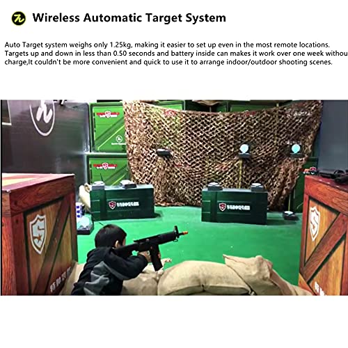 Indesign Steel Target System with Screen Display and Controller for Real-Time Shooting Data (6PCS)