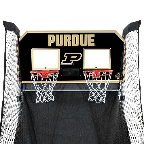 Pop-A-Shot Home Dual Shot with Purdue Boilermakers NCAA Graphics Black