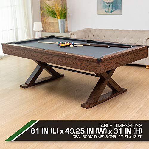EastPoint Sports 87" Dunhill Billiard Table Brown