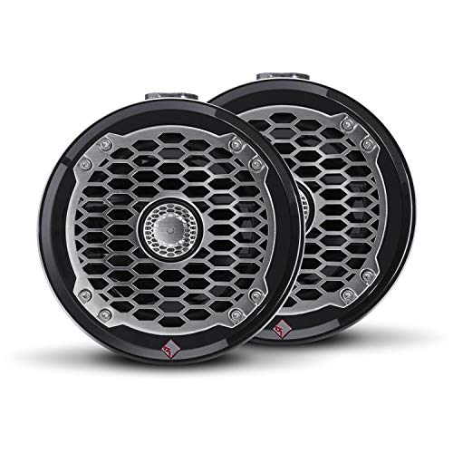 Rockford Fosgate PM2652W-MB Punch Marine 6.5" Mini Wakeboard Tower Speaker - Transparent (Pair)
