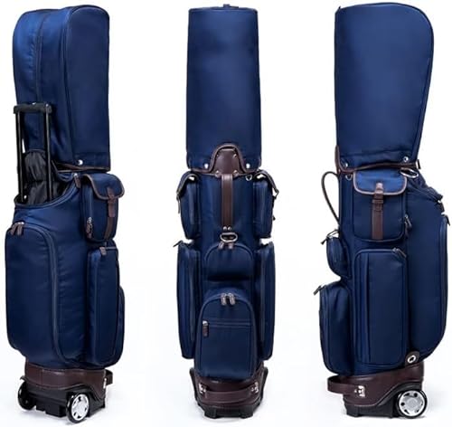 VEraiz Golf Clubs Organizer Bag with Wheels Lightweight 6-Way Divider Stand Bag Men Golf Course