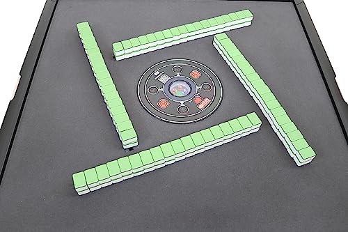 usamjtable Ultra-Thin Folding Automatic Mahjong Table Rose Pink