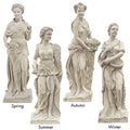 Design Toscano Women Seasons Indoor/Outdoor Garden Statues Set of Four Ancient Ivory