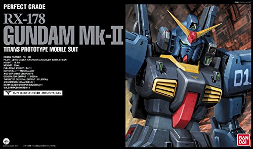 BANDAI SPIRITS RX-178 Gundam Mk-II Titans Perfect Grade Action Figure Multicolor