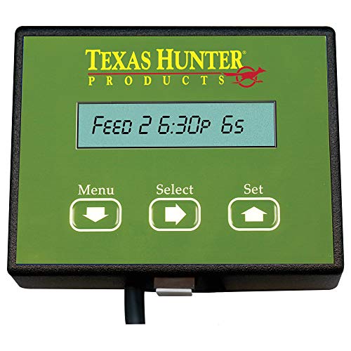 Texas Hunter Products 100lb Capacity Hanging Wildlife Feeder Model HF100W Hunter Green