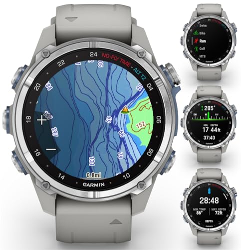 Wearable4U Garmin Descent Mk3 & Mk3i Titanium Dive Computer Mk3 Stainless Steel