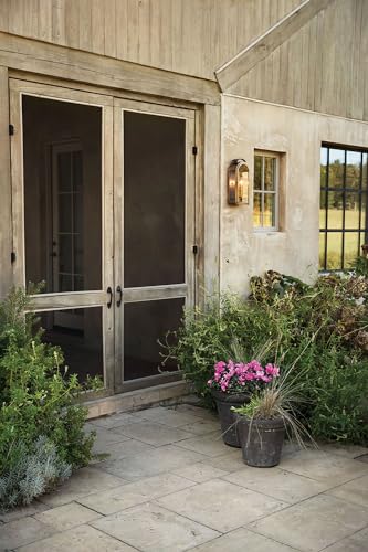 Hinkley Rowley Collection Two Light Outdoor Wall Mount Light Antique Brass