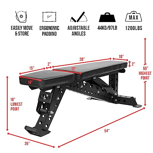 Valor Fitness Olympic Weight Bench Black