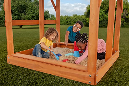 CREATIVE CEDAR DESIGNS Timber Valley Cedar Backyard Playset Blue Accessories