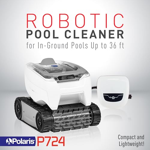 Polaris P724 Robotic Pool Cleaner White