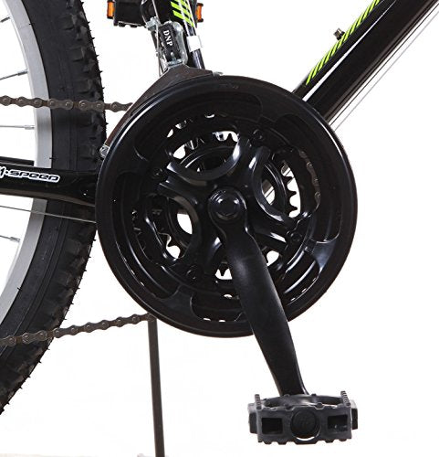 Titan Trail 21-Speed Suspension Men's Mountain Bike 18-Inch Frame Green/Black