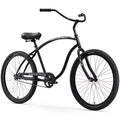 Firmstrong Chief Man Single Speed Beach Cruiser Bicycle Matte Black