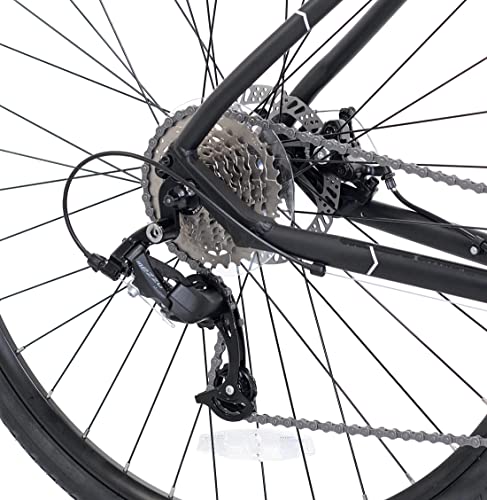 Giordano H1 Men's Hybrid Bicycle Black