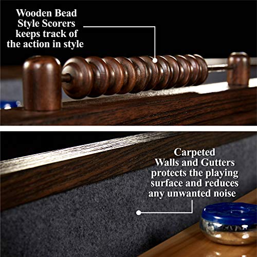 Barrington Billiards Webster Shuffleboard Table Gray