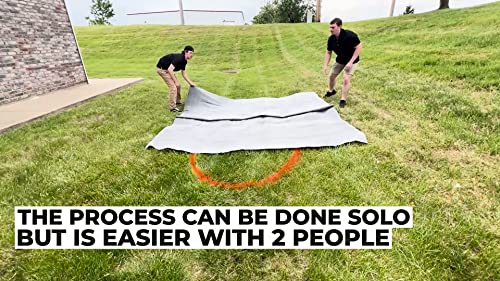 LifeGuard Pond Liner 40 ft. x 40 ft. 45 Mil EPDM Rubber Black