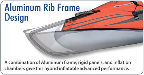 ADVANCED ELEMENTS Advanced Frame Inflatable Day Touring Kayak Red/Gray