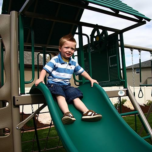 Lifetime Big Stuff Swing Set Playset Earthtone