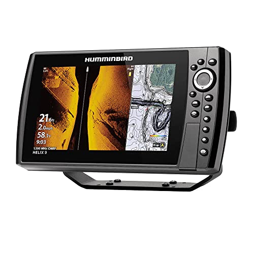 Humminbird Helix 9 Chirp MEGA SI+ GPS G4N Fish Finder Control Head Only Black