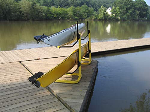 Suspenz Kayak Storage Rack 2-Boat Free Standing - Black