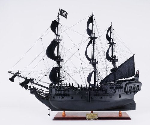 212 Main Black Pearl Pirate Ship Model Black