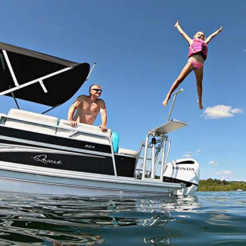 Lillipad Diving Board Pack with SEADEK Foam Silver Anodized Storm Grey Undermount