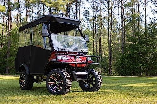 RED DOT Premium Golf Cart Enclosure Evolution Forester 4/Classic 4 Black