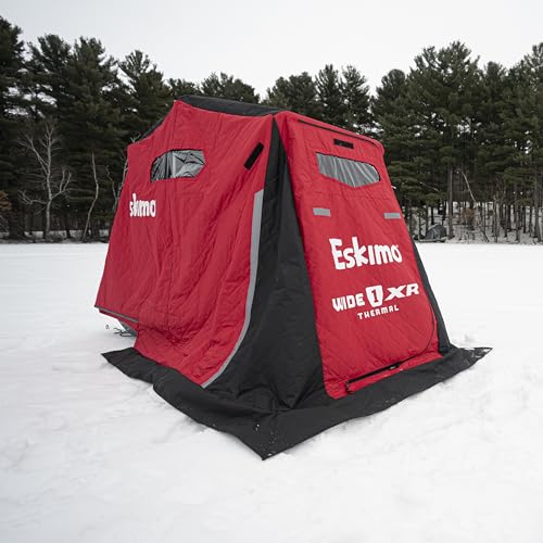Eskimo Wide 1™ XR Thermal Insulated Sled Shelter Red