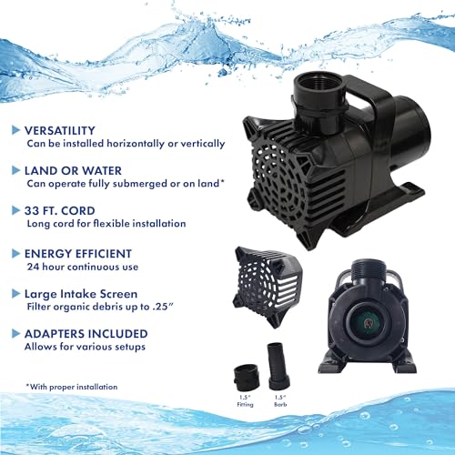HALF OFF PONDS Simply Ponds 1200 Water Garden and Pond Kit with 15ft EPDM Rubber Liner Black