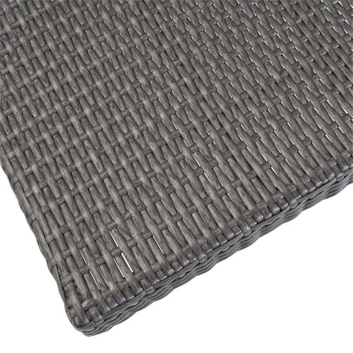 Noble House Kauai Outdoor 6-Pc Wicker Chaise Lounge Set Grey