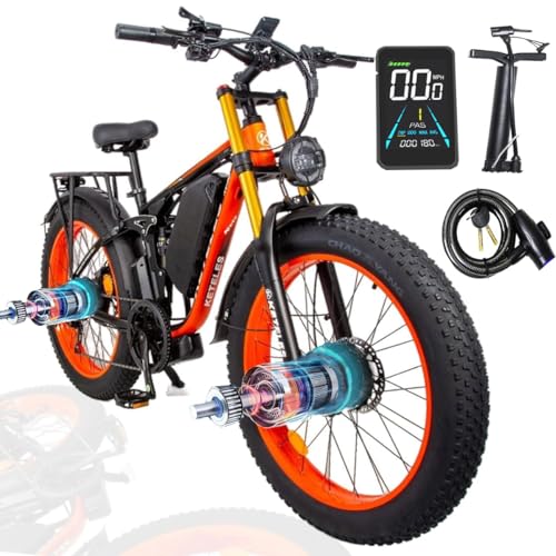 GJWLOMG KETELES K800 Pro Electric Bike 48V 23AH Orange