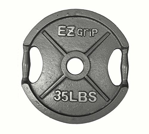 Ader Sporting Goods Olympic Universal Bench with EZ Grip Plates & Bar - White