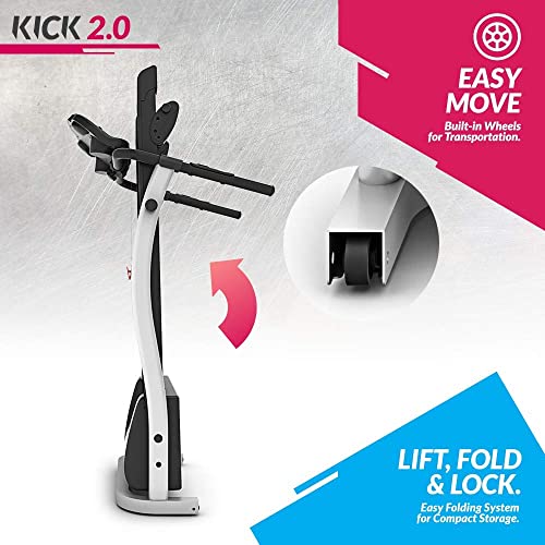Bluefin Fitness KICK 2.0 High-Speed Folding Treadmill Black