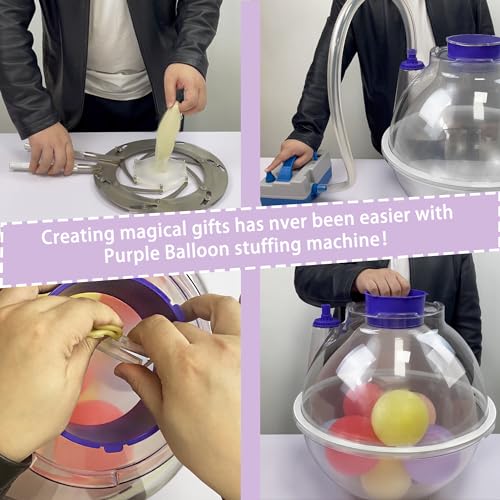nLn Hope Balloon Filling Machine Kit with Air Pump & Expander Tool Transparent