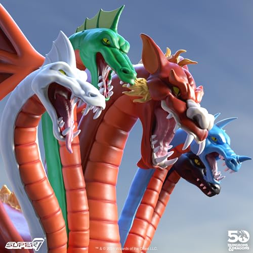 Super7 Dungeons & Dragons Tiamat 15" Action Figure Vintage Collectible Multicolor