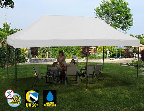 King Canopy Athena 10x20 Instant Pop-Up Canopy White