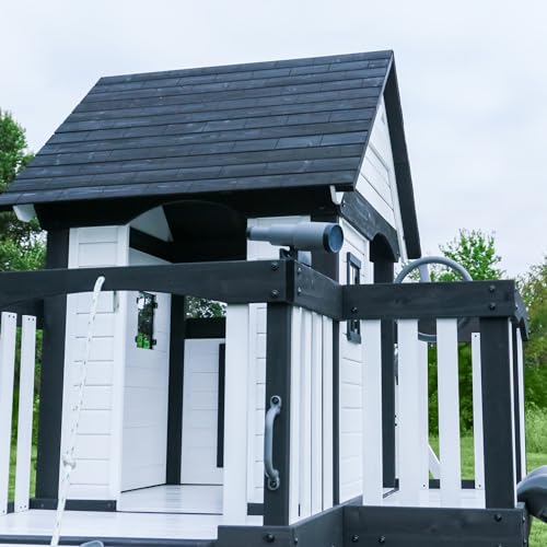 Backyard Discovery Canyon Creek Cedar Swing Set White