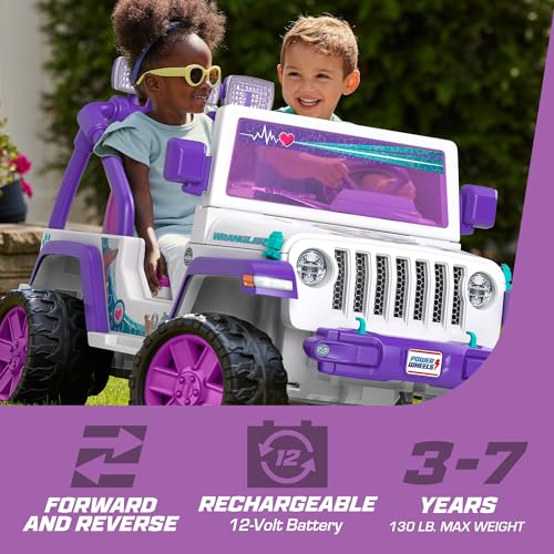 Power Wheels Preschool Ride-On Vet Rescue Jeep Wrangler Toy