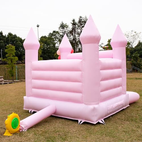 Blatesic Inflatable Bounce House with Ball Pit and Blower Pink