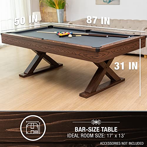 EastPoint Sports 87" Dunhill Billiard Table Brown