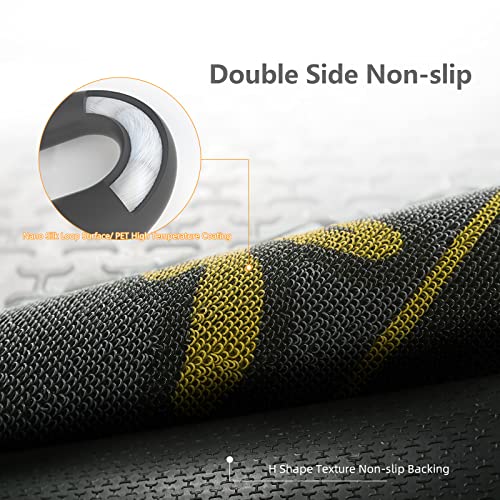 ALLEVI Custom Door Mat Commercial Grade 10' x 6' Black