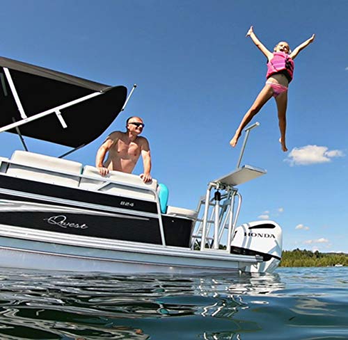 Lillipad Diving Board Pack with SEADEK Foam Silver Anodized Storm Grey Undermount